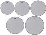 Remo Silentstroke ProPack 12/13/14/16/22 White Mesh Drum Heads Front View